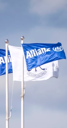 Allianz Flags in the Wind