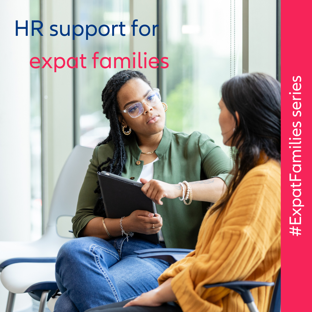How can HR support expat families
