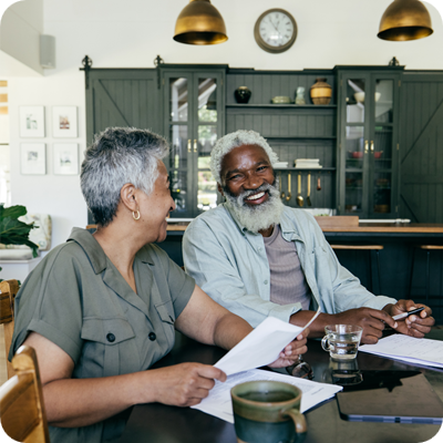 Elderly SME owners in a casual meeting